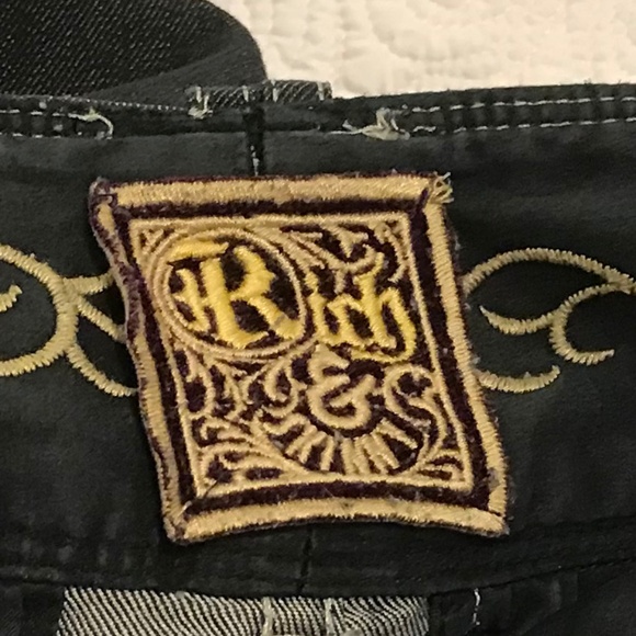 Cute Rich & Skinny dark blue denim shorts (4/27) - Picture 3 of 15